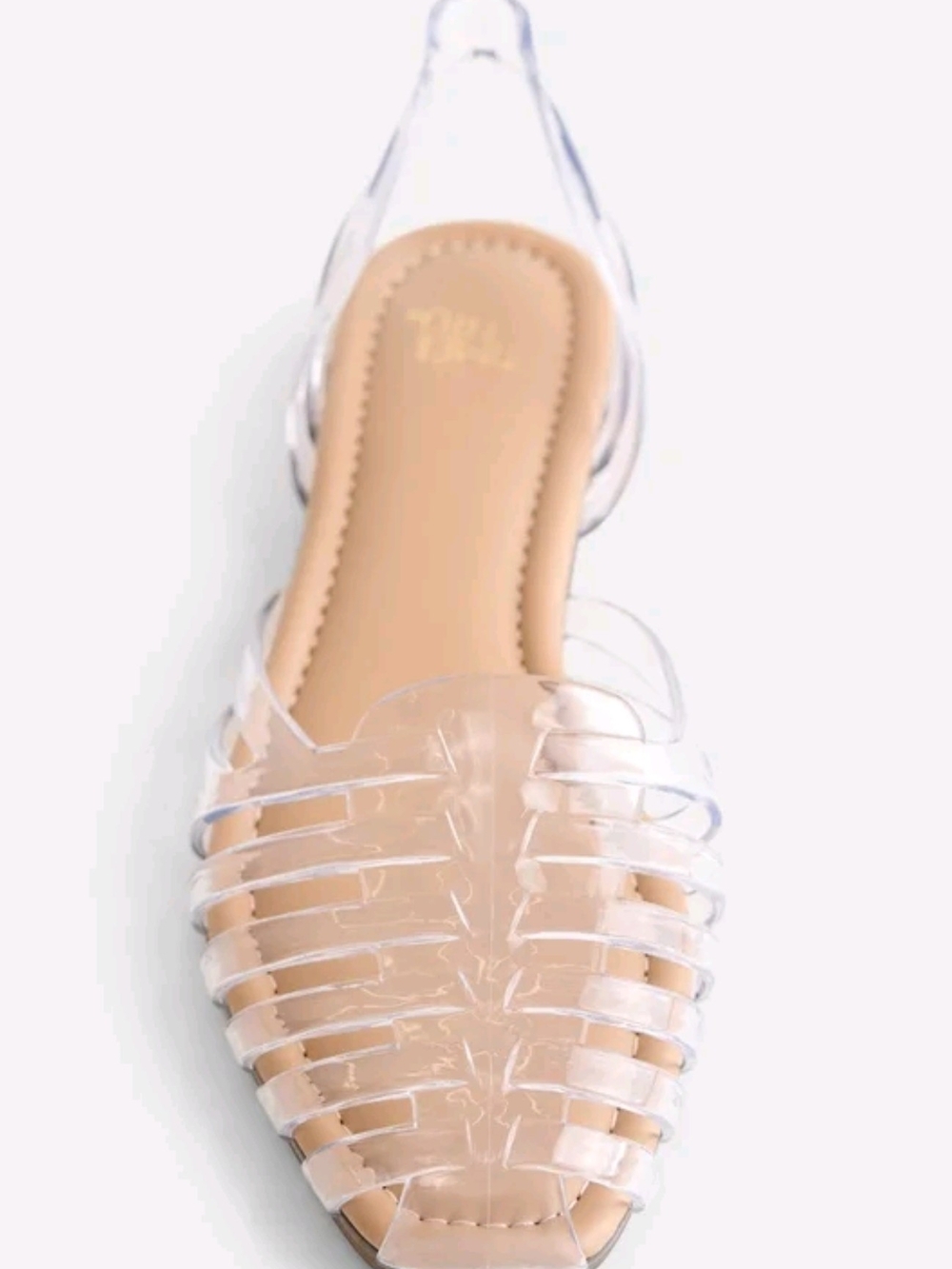 NWT Time & Tru Clear Jelly Fisherman Huarache Sandals Trendy 90s Multi-Size